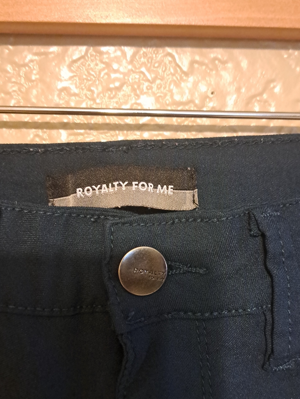 Royalty For Me Navy Blue Skinny Jeans. Size L. - Picture 3 of 9